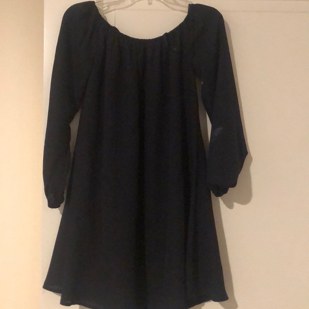 Navy blue dress
